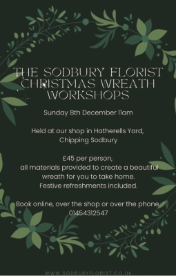 Sunday 8th December 11am Christmas Wreath workshop